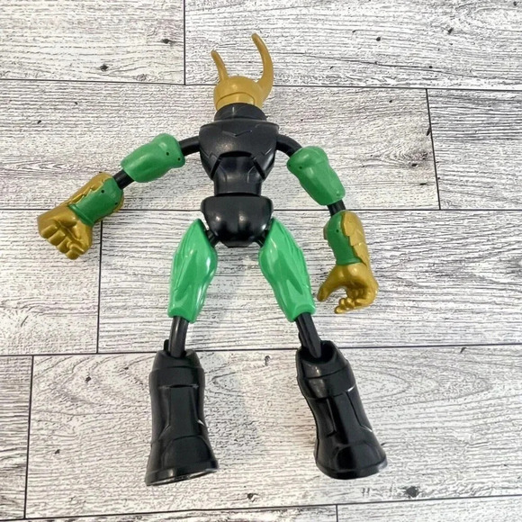 Marvel Avengers Bend & Flex Action Figure Toy 6" Flexible Loki - Picture 8 of 9